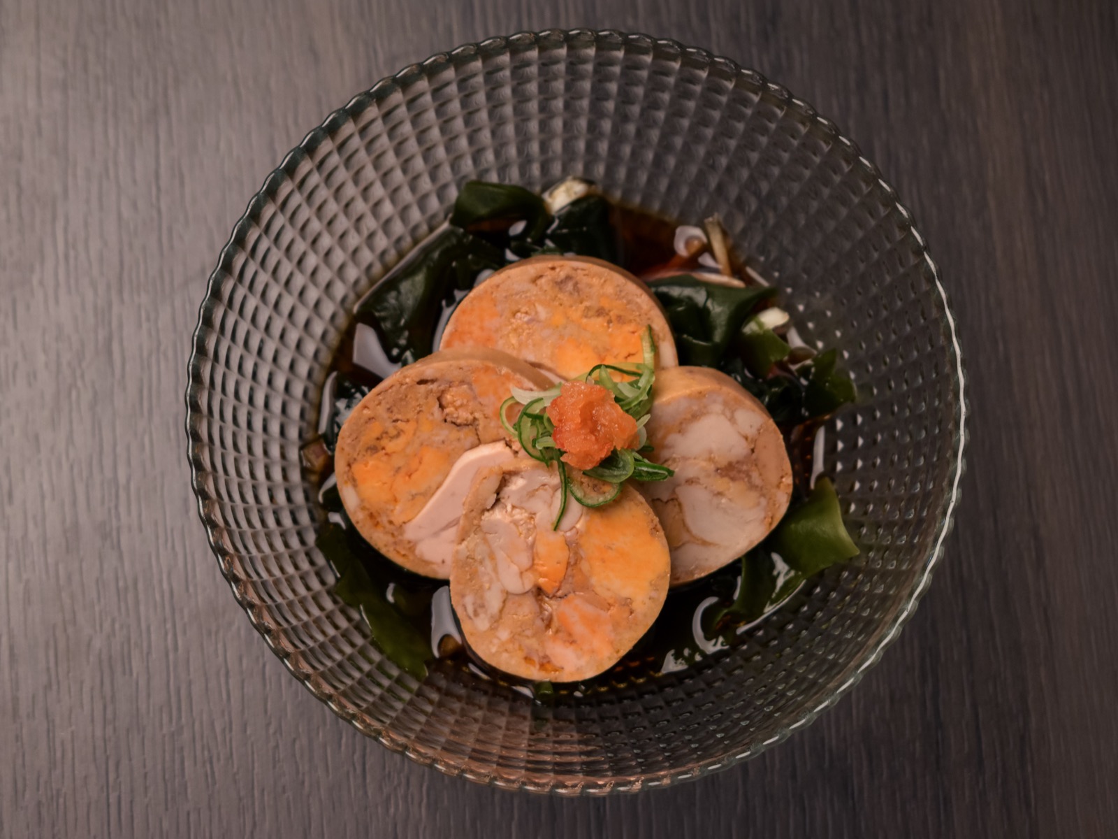 Monk Fish with Yuzu Ponzu